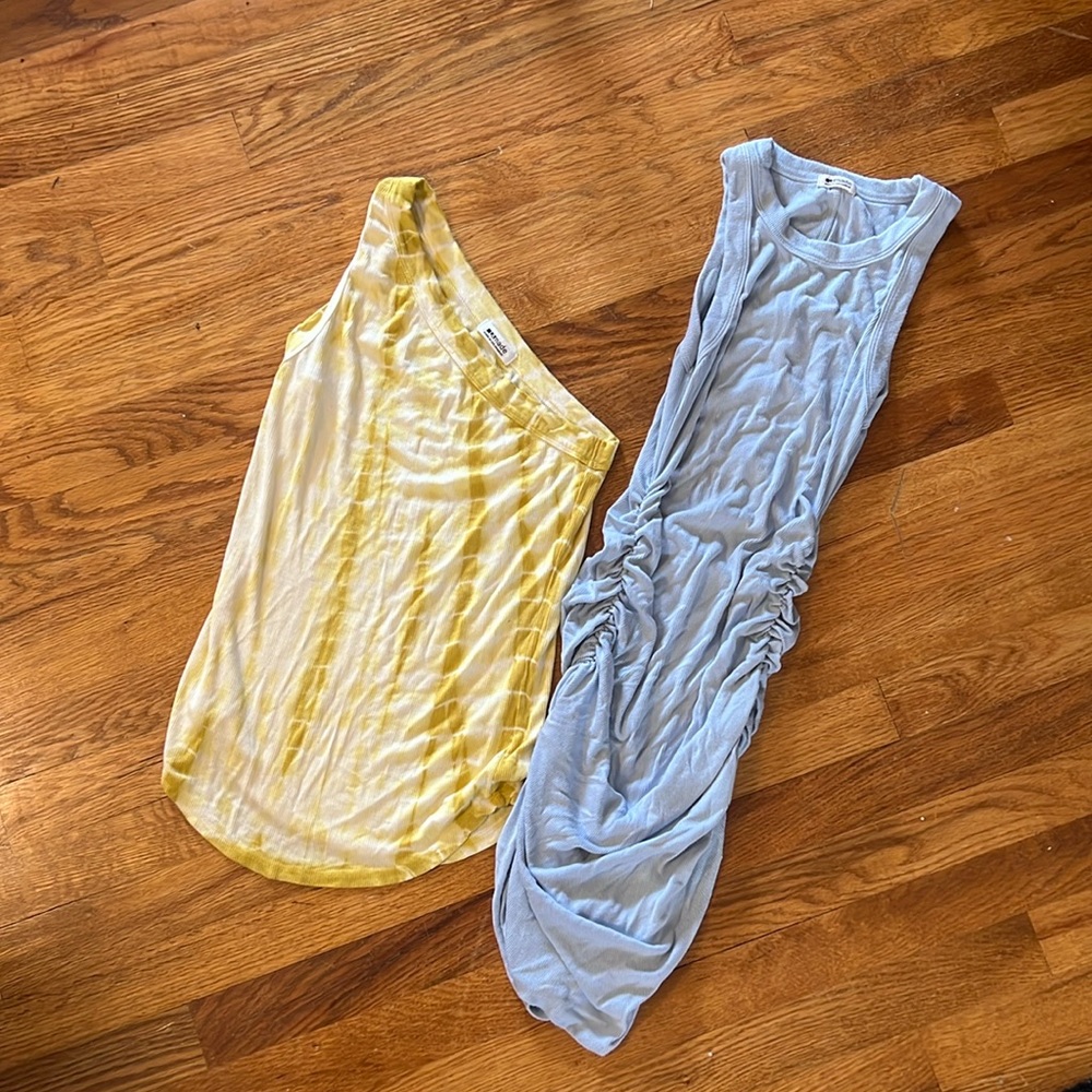 LA Made ribbed dress and tank bundle